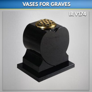 heart shaped granite vase